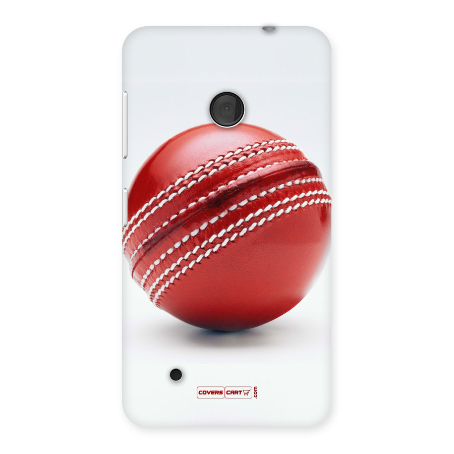 Red International Cricket Ball Back Case for Lumia 530