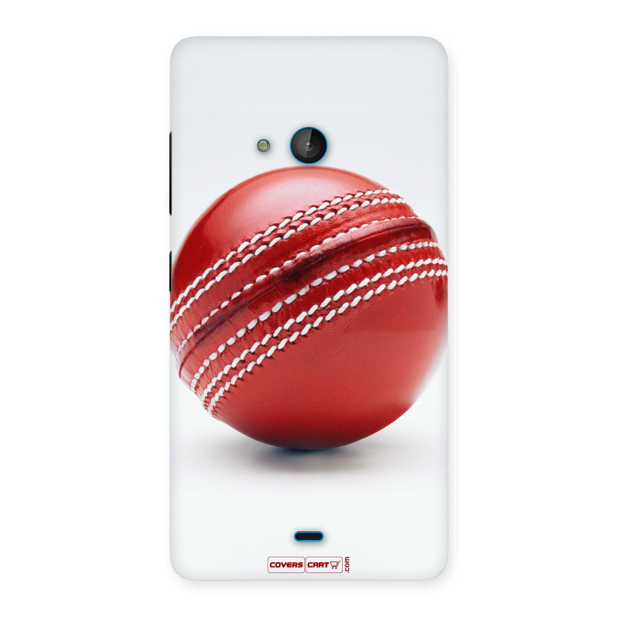 Red International Cricket Ball Back Case for Lumia 540