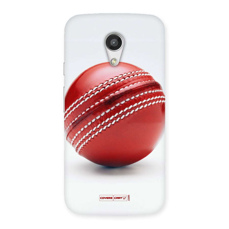 Red International Cricket Ball Back Case for Moto G 2nd Gen