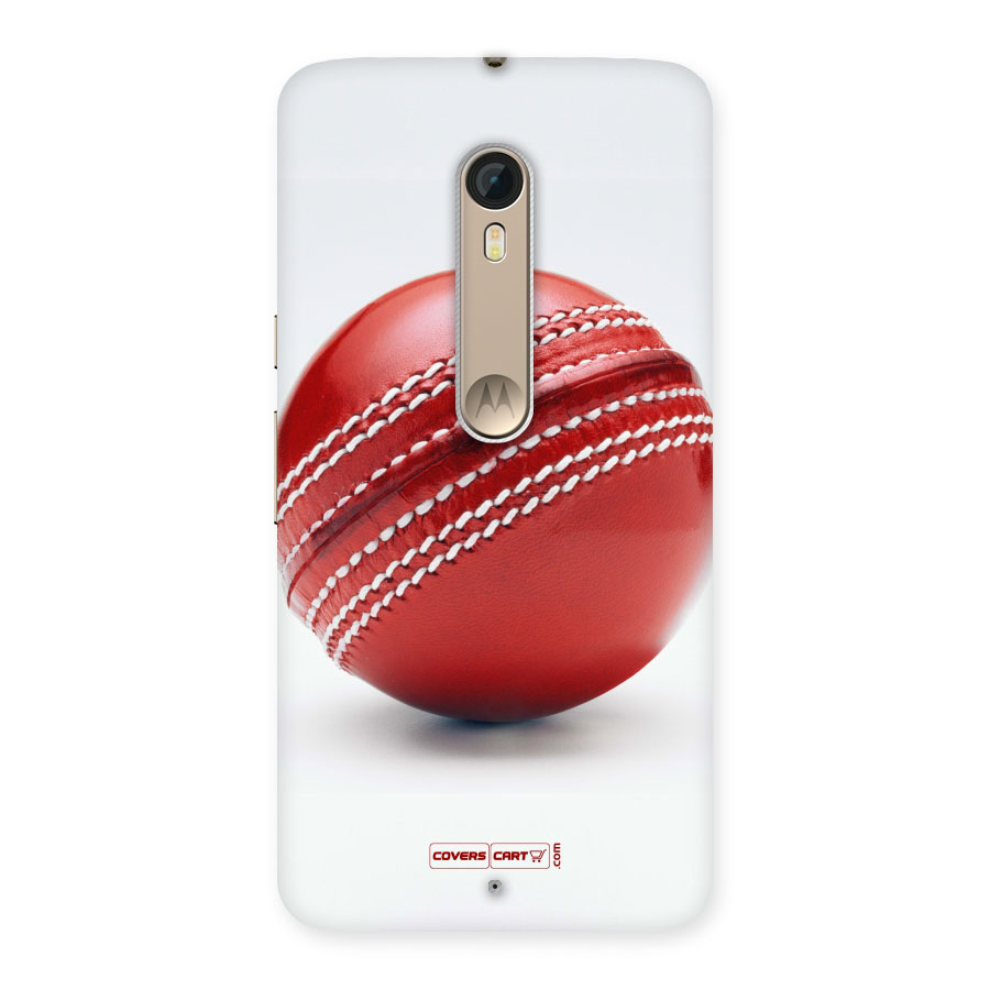 Red International Cricket Ball Back Case for Motorola Moto X Style