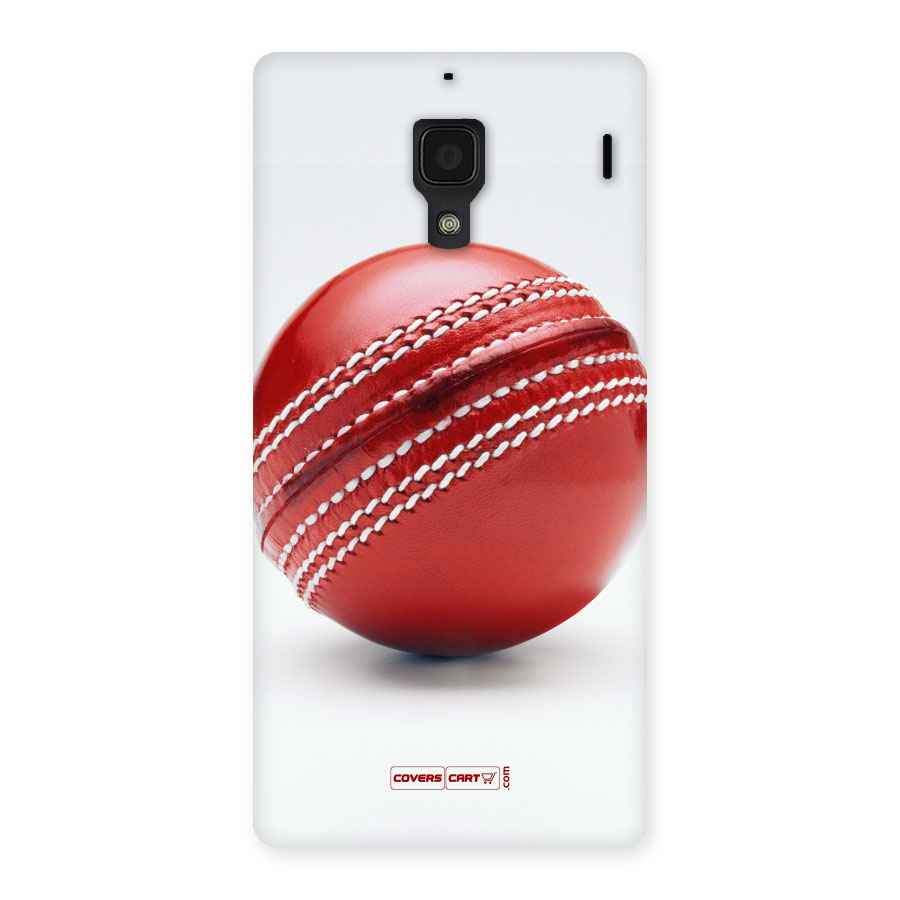 Red International Cricket Ball Back Case for Redmi 1S