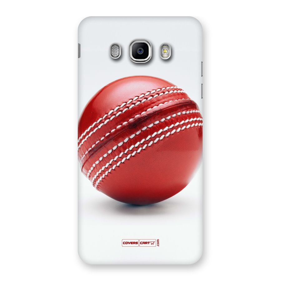 Red International Cricket Ball Back Case for Samsung Galaxy J5 2016