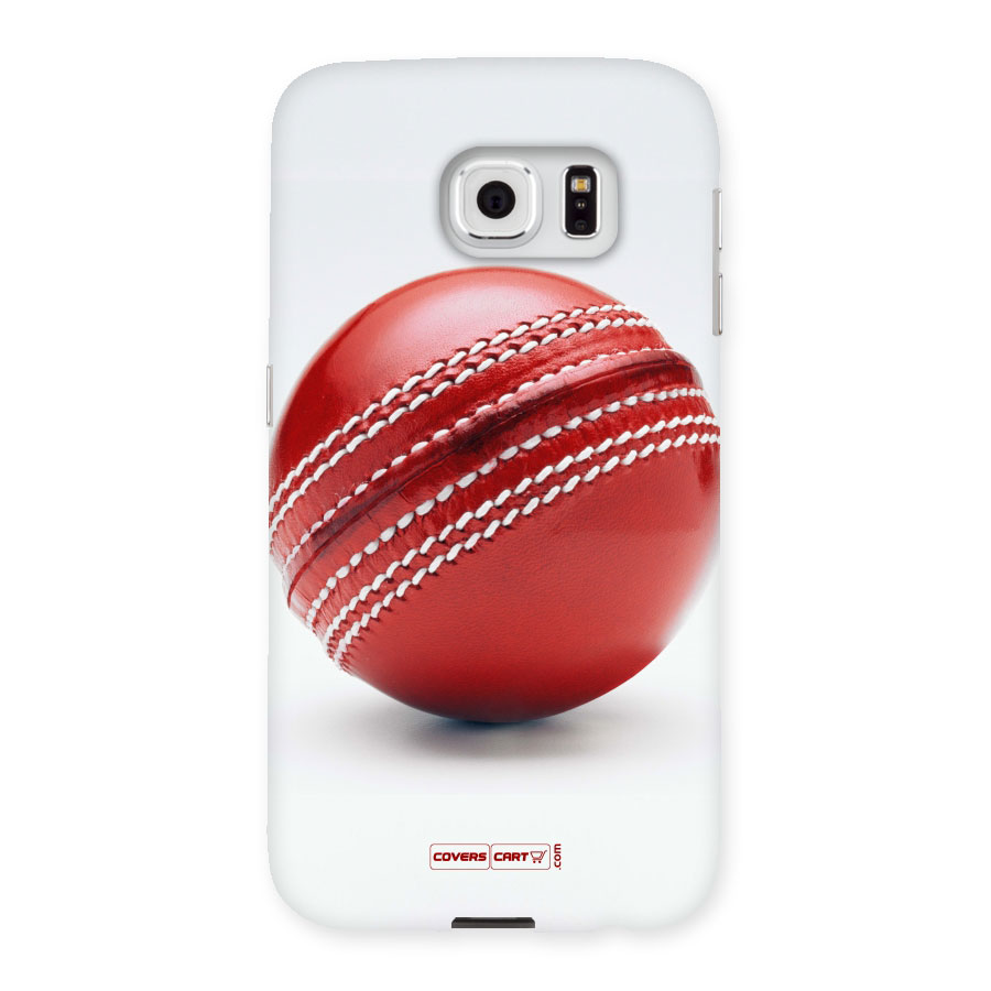 Red International Cricket Ball Back Case for Samsung Galaxy S6