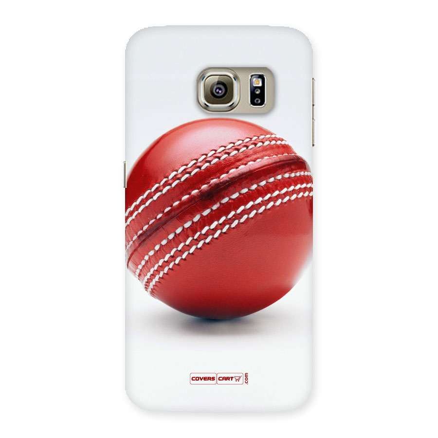 Red International Cricket Ball Back Case for Samsung Galaxy S6 Edge