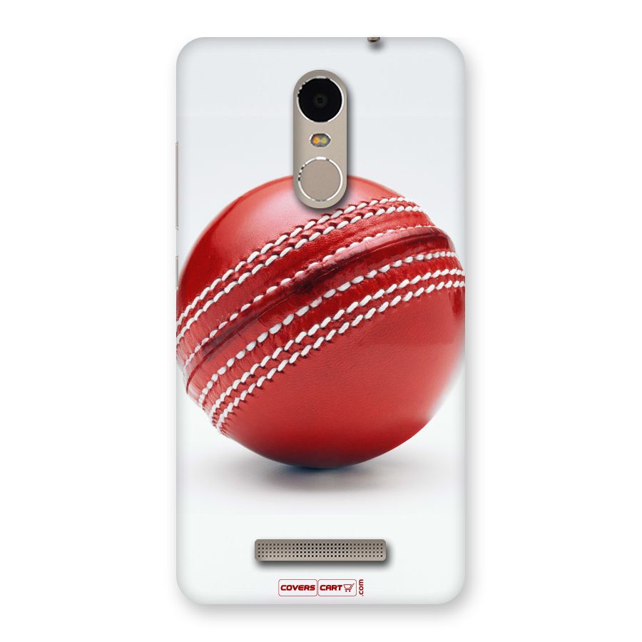 Red International Cricket Ball Back Case for Xiaomi Redmi Note 3