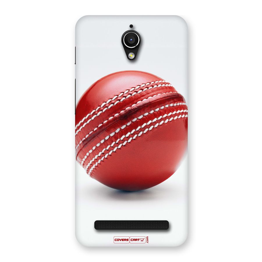 Red International Cricket Ball Back Case for Zenfone Go