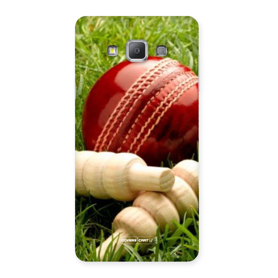 Cricket Ball and Stumps Back Case for Galaxy A7