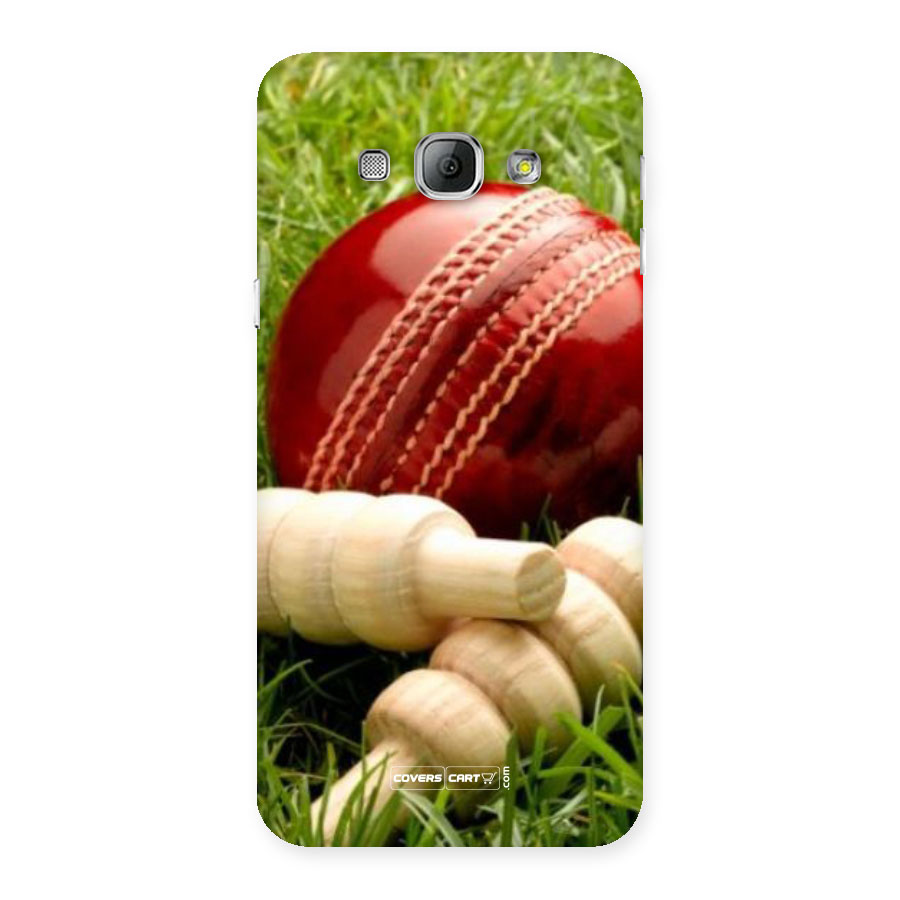 Cricket Ball and Stumps Back Case for Galaxy A8