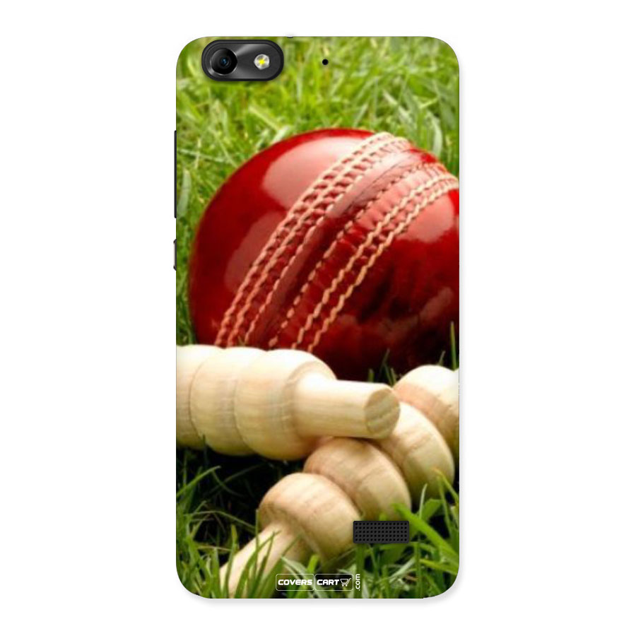 Cricket Ball and Stumps Back Case for Honor 4C