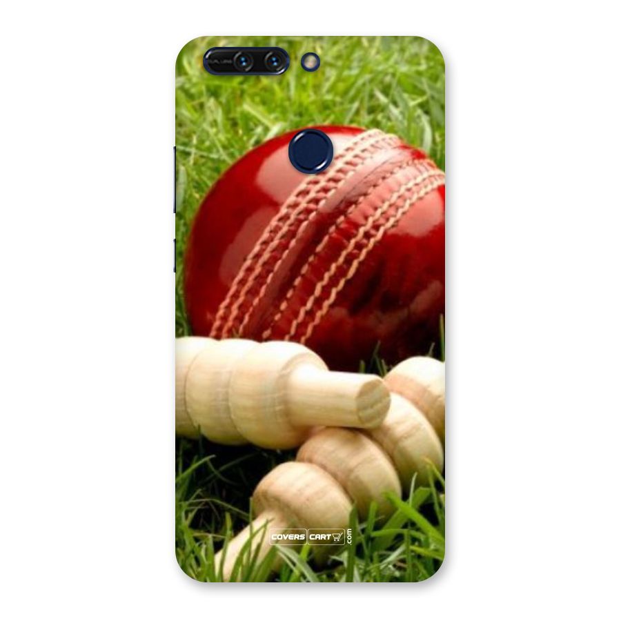 Cricket Ball and Stumps Back Case for Honor 8 Pro