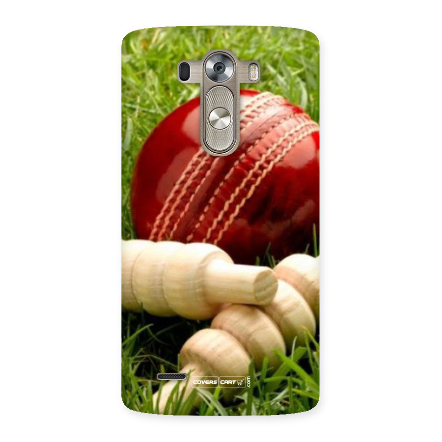 Cricket Ball and Stumps Back Case for LG G3