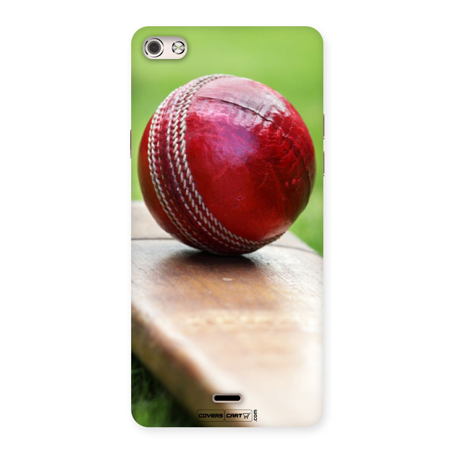 Cricket Bat Ball Back Case for Micromax Canvas Silver 5