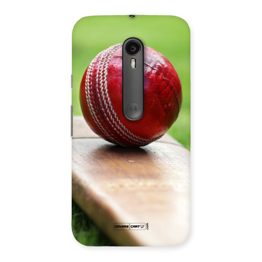 Cricket Bat Ball Back Case for Moto G3