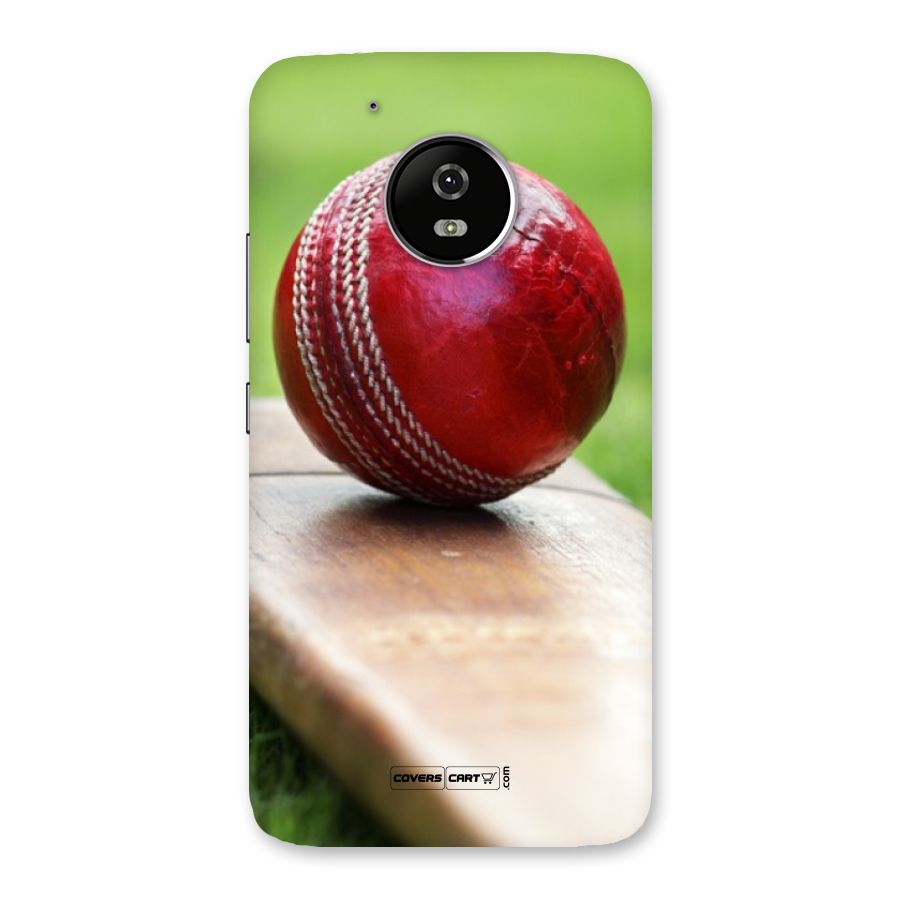 Cricket Bat Ball Back Case for Moto G5