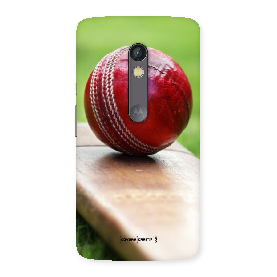 Cricket Bat Ball Back Case for Moto X Play