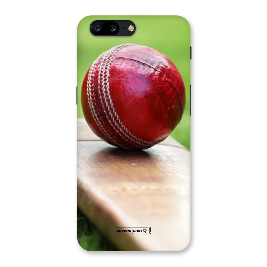 Cricket Bat Ball Back Case for OnePlus 5