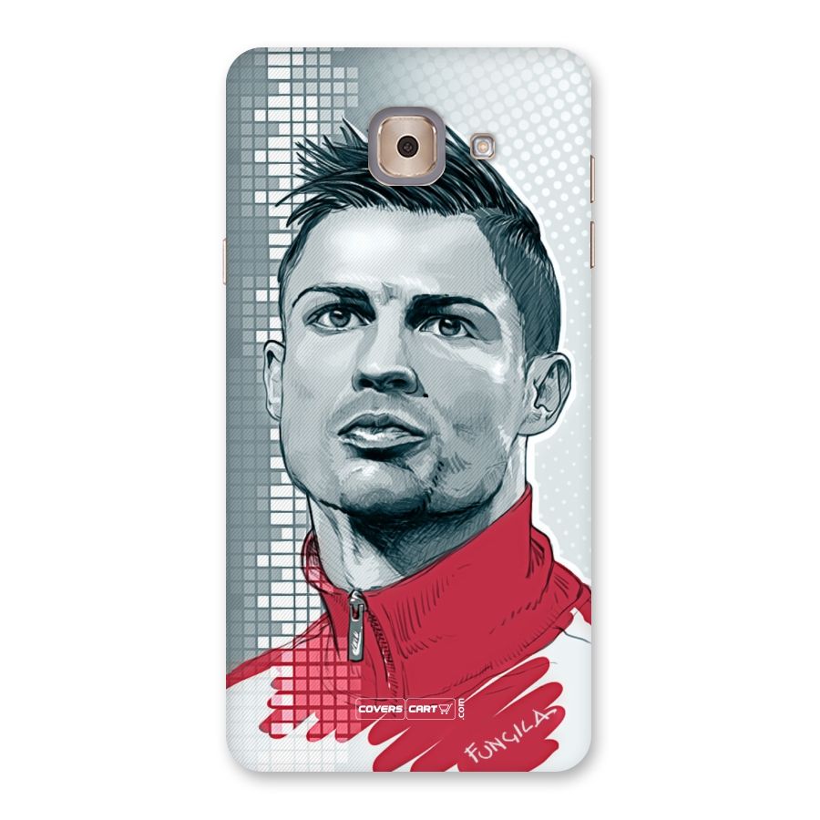 Cristiano Ronaldo Sketch Back Case for Galaxy J7 Max