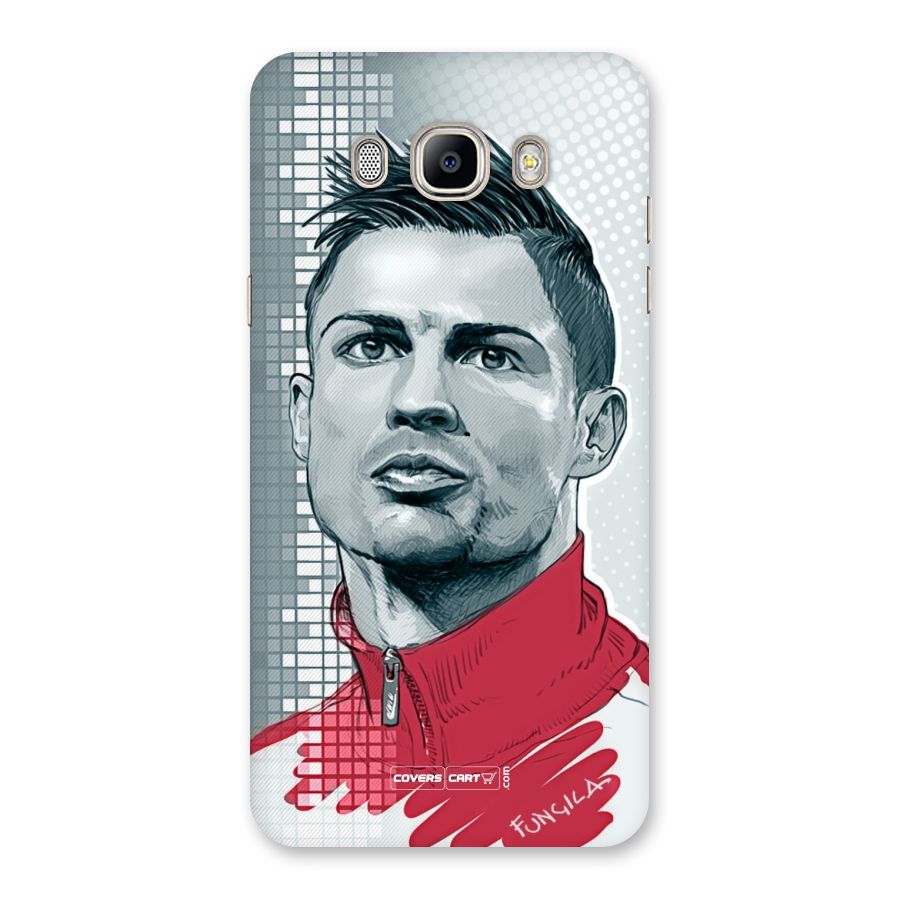 Cristiano Ronaldo Sketch Back Case for Galaxy On8