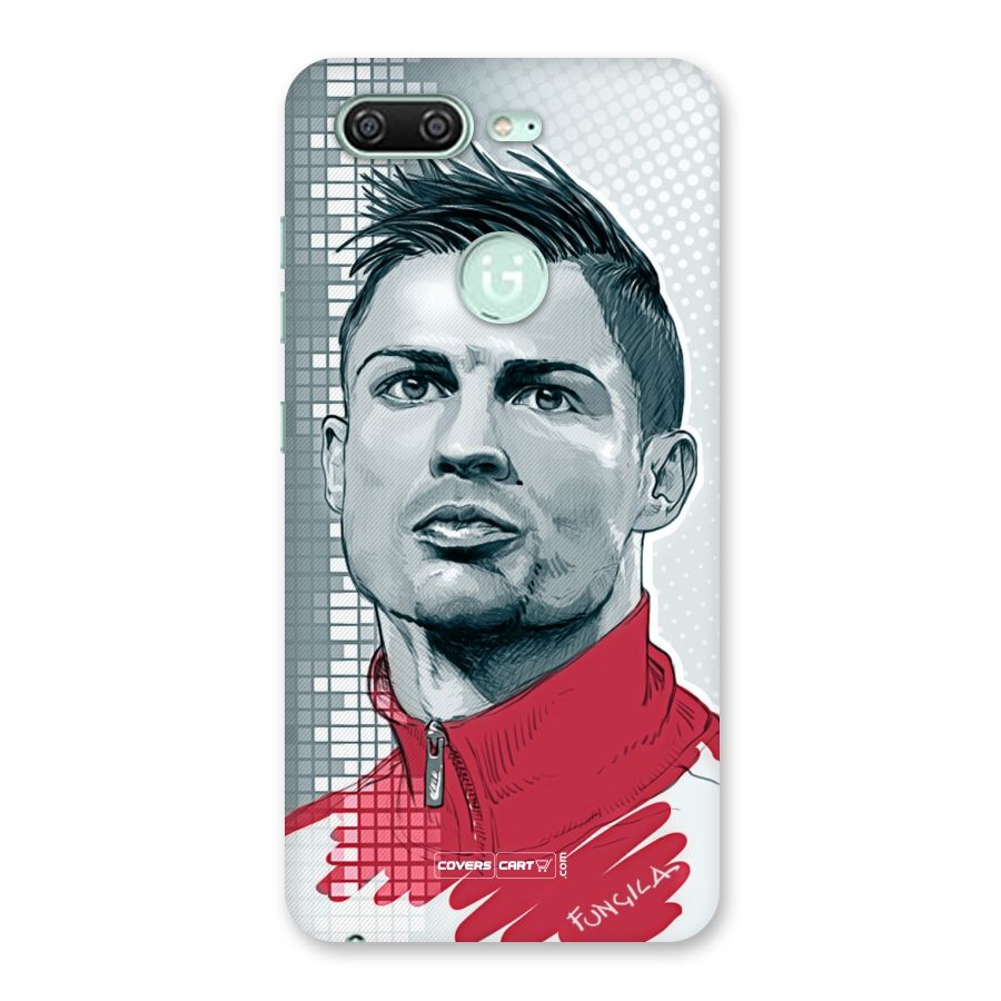 Cristiano Ronaldo Sketch Back Case for Gionee S10