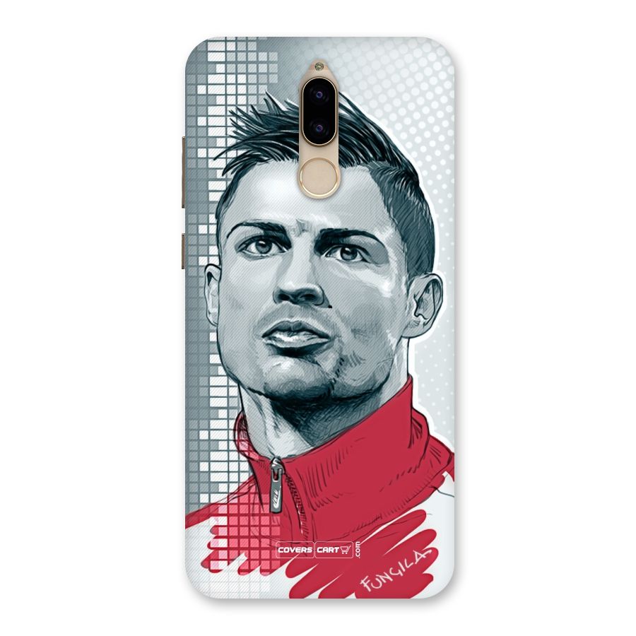 Cristiano Ronaldo Sketch Back Case for Honor 9i