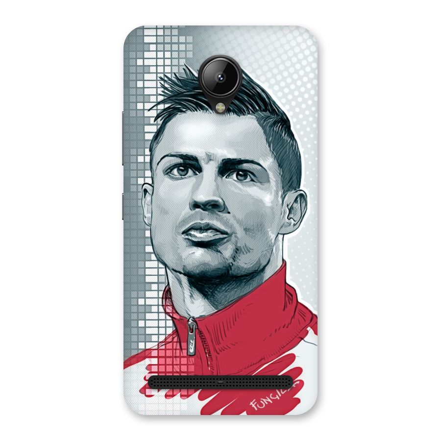 Cristiano Ronaldo Sketch Back Case for Lenovo C2