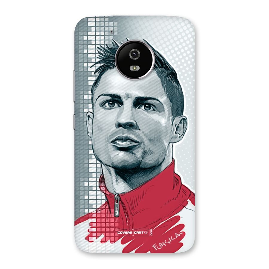 Cristiano Ronaldo Sketch Back Case for Moto G5