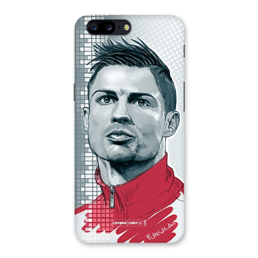 Cristiano Ronaldo Sketch Back Case for OnePlus 5