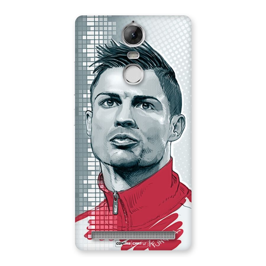 Cristiano Ronaldo Sketch Back Case for Vibe K5 Note
