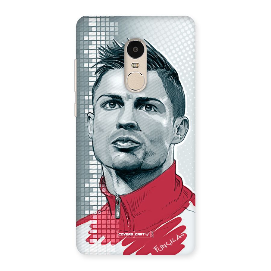 Cristiano Ronaldo Sketch Back Case for Xiaomi Redmi Note 4