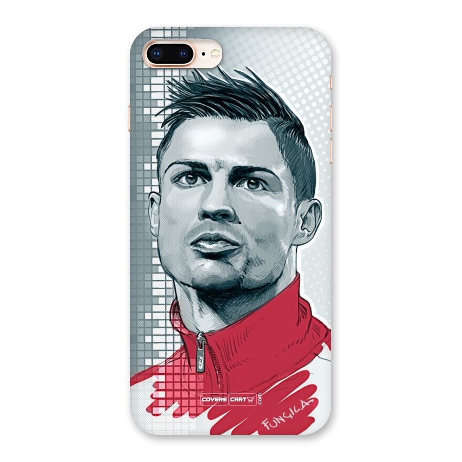 Cristiano Ronaldo Sketch Back Case for iPhone 8 Plus