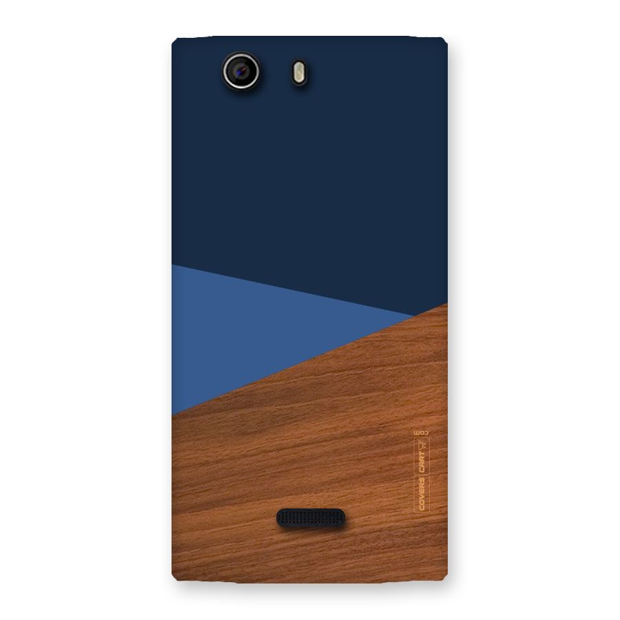Crossed Lines Pattern Back Case for Canvas Nitro 2 E311