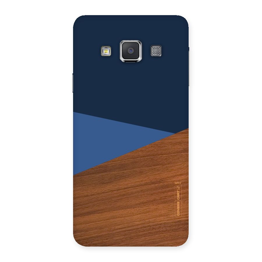 Crossed Lines Pattern Back Case for Galaxy A3