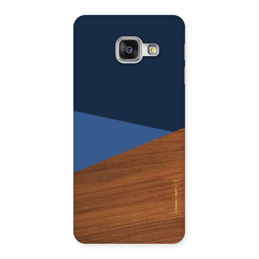Crossed Lines Pattern Back Case for Galaxy A3 2016