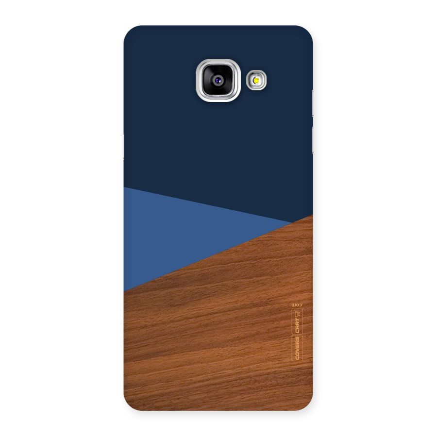 Crossed Lines Pattern Back Case for Galaxy A5 2016