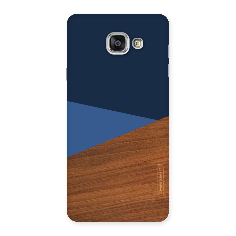 Crossed Lines Pattern Back Case for Galaxy A7 2016