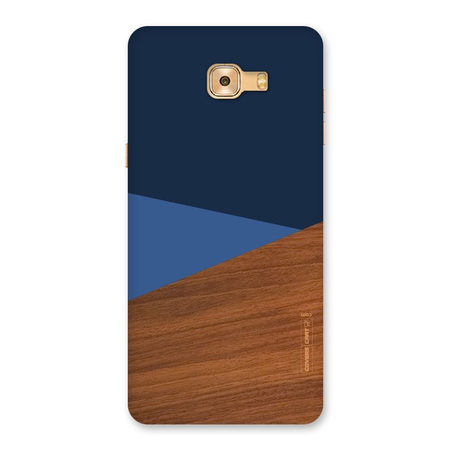 Crossed Lines Pattern Back Case for Galaxy C9 Pro