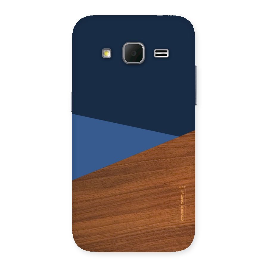 Crossed Lines Pattern Back Case for Galaxy Core Prime