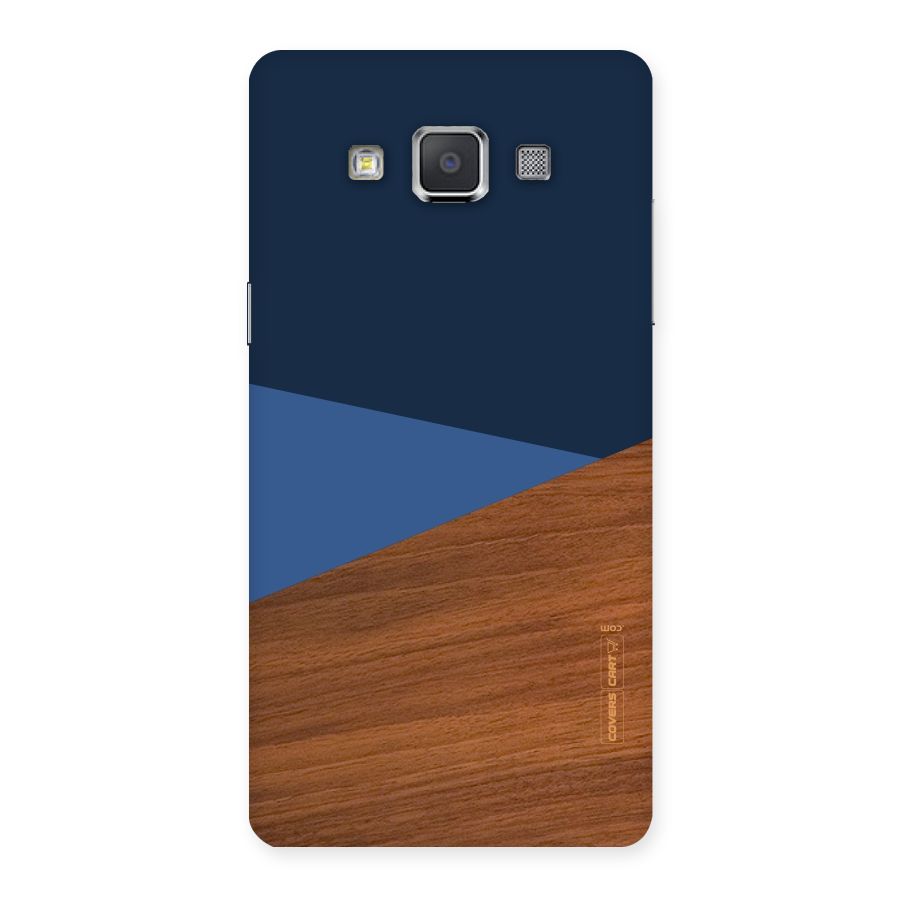Crossed Lines Pattern Back Case for Galaxy Grand 3