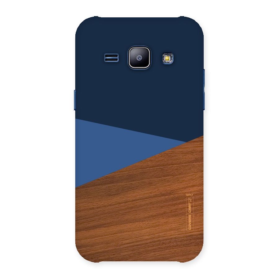 Crossed Lines Pattern Back Case for Galaxy J1