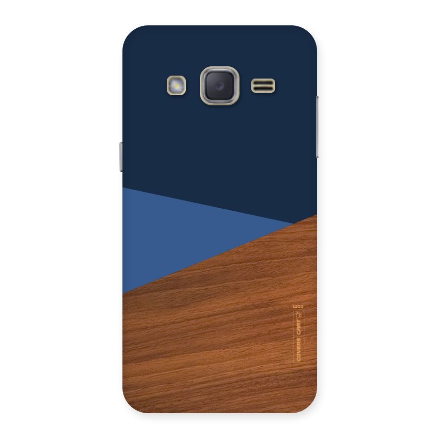 Crossed Lines Pattern Back Case for Galaxy J2