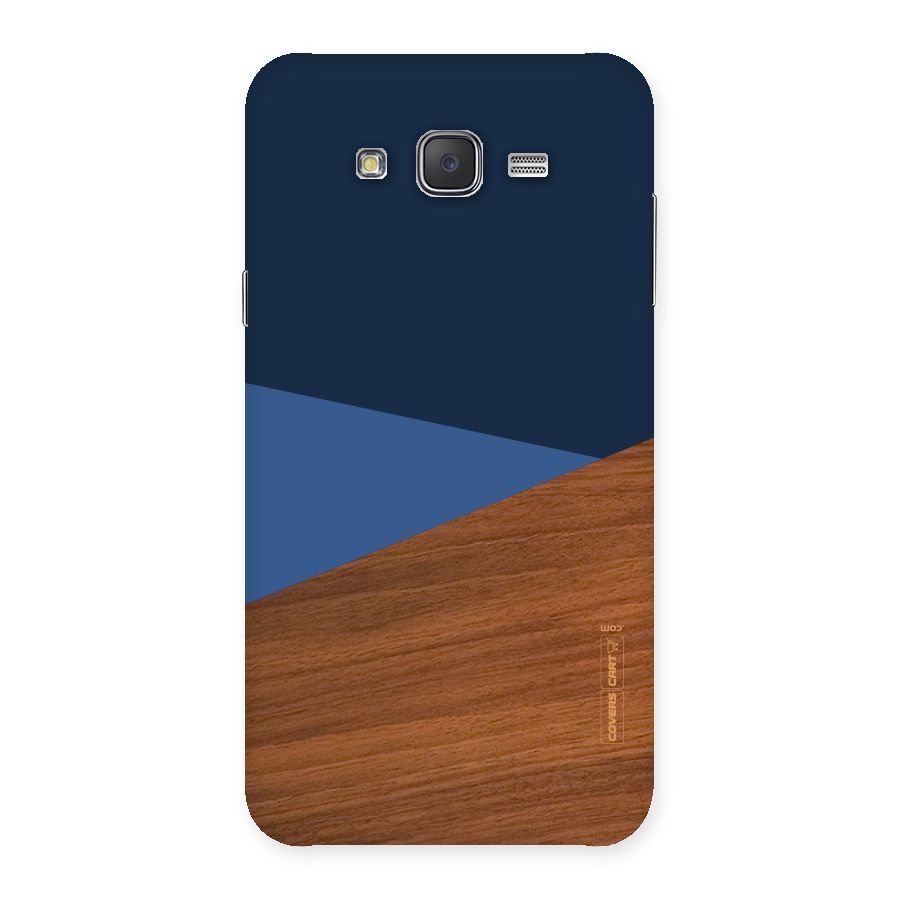 Crossed Lines Pattern Back Case for Galaxy J7