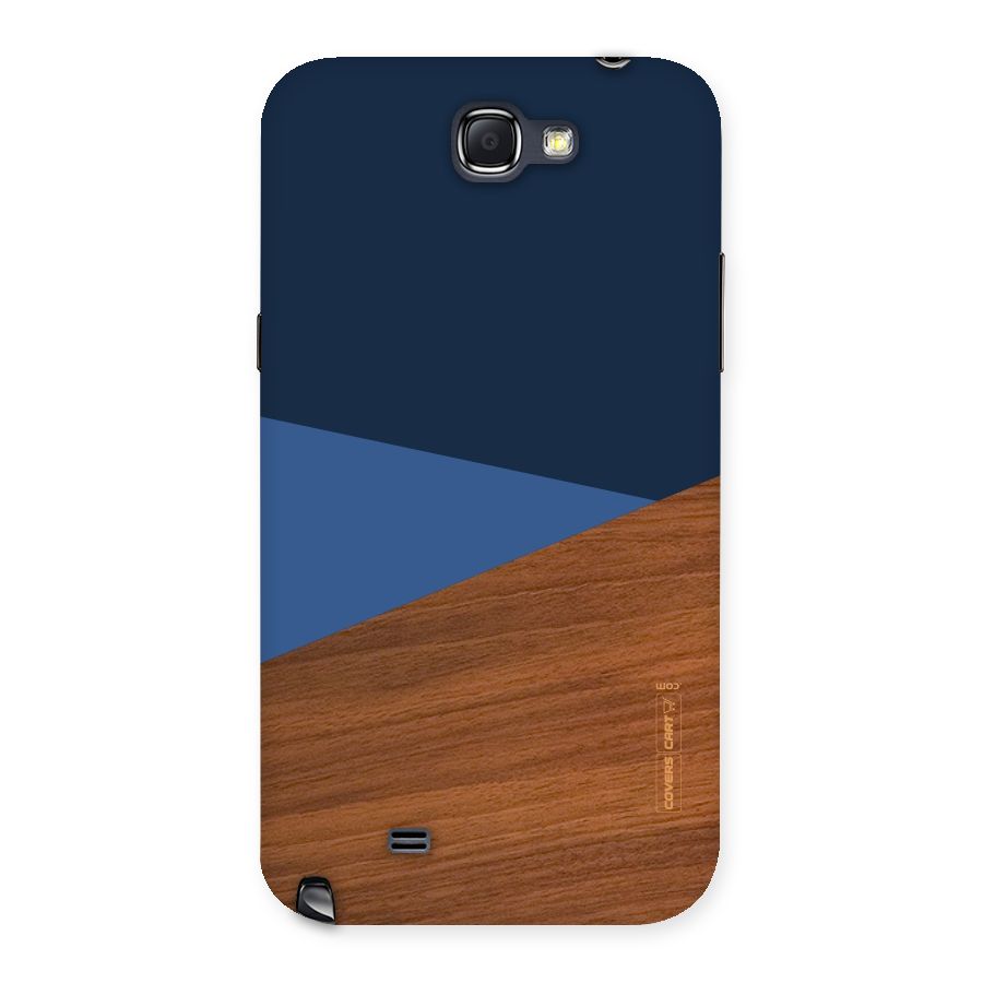 Crossed Lines Pattern Back Case for Galaxy Note 2