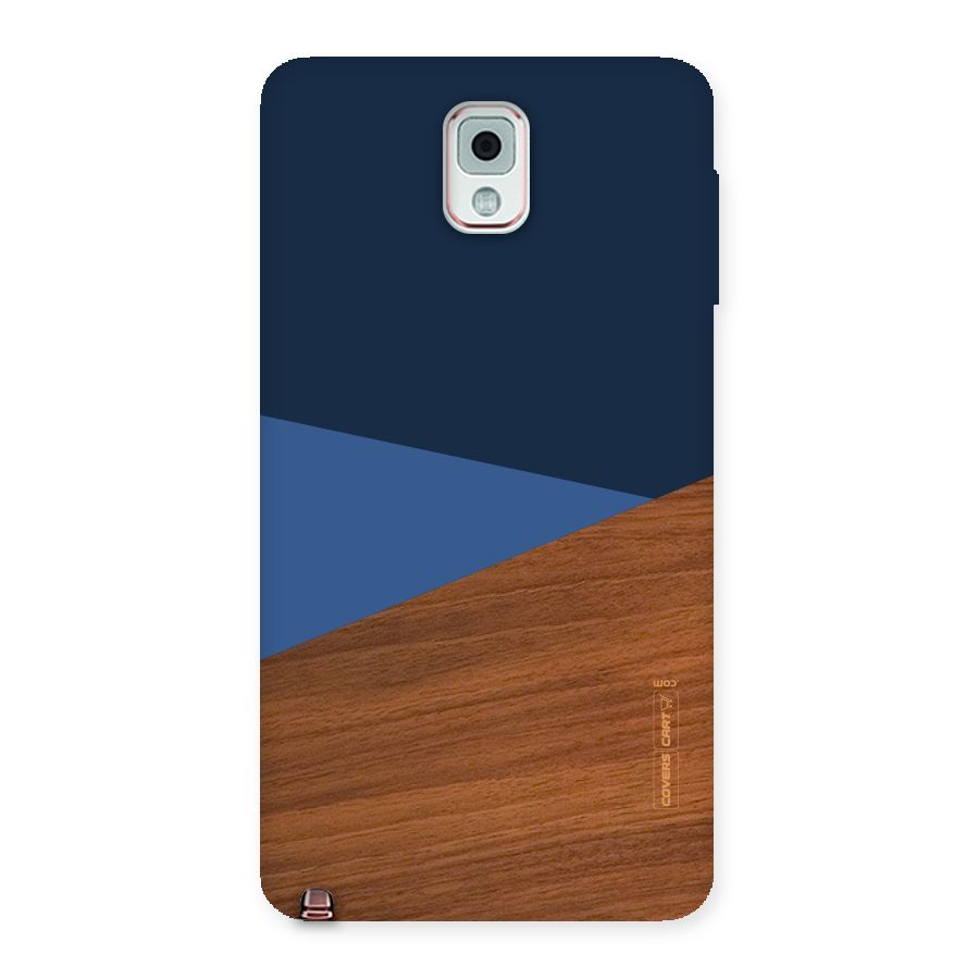 Crossed Lines Pattern Back Case for Galaxy Note 3