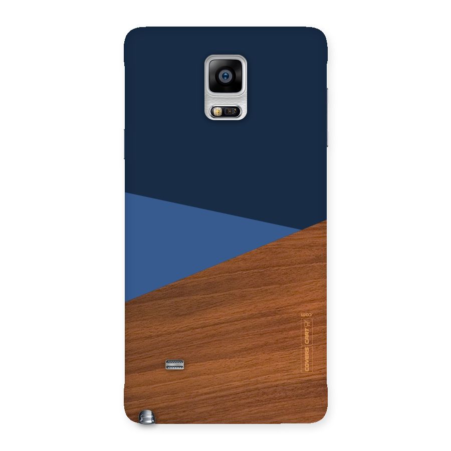 Crossed Lines Pattern Back Case for Galaxy Note 4