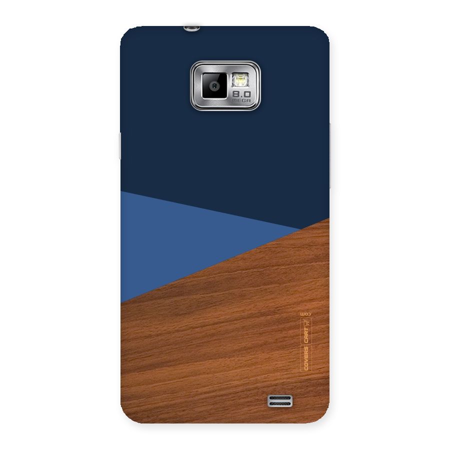Crossed Lines Pattern Back Case for Galaxy S2