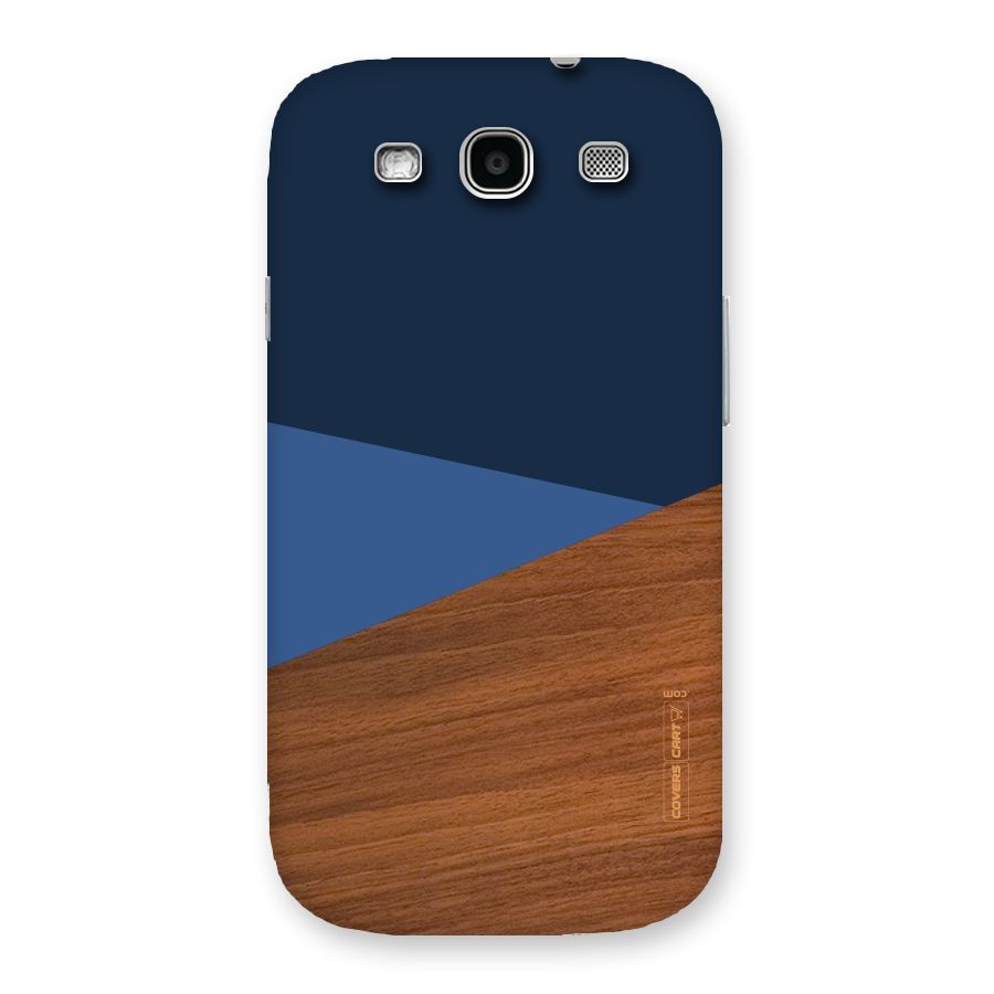 Crossed Lines Pattern Back Case for Galaxy S3