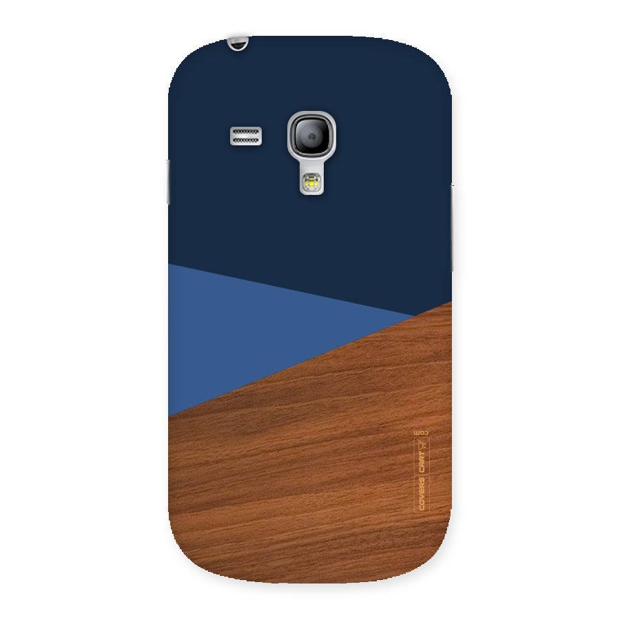 Crossed Lines Pattern Back Case for Galaxy S3 Mini