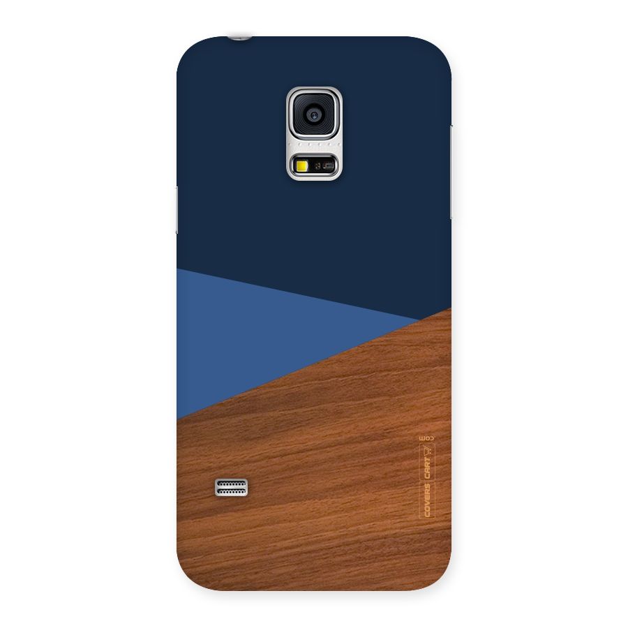 Crossed Lines Pattern Back Case for Galaxy S5 Mini
