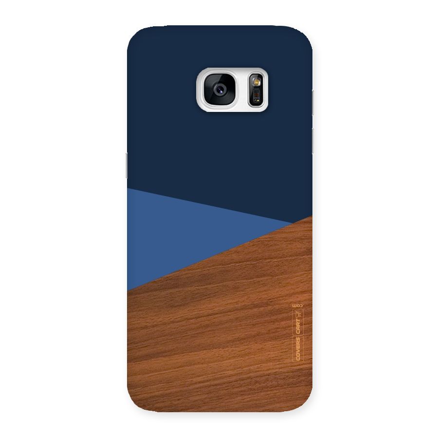 Crossed Lines Pattern Back Case for Galaxy S7 Edge