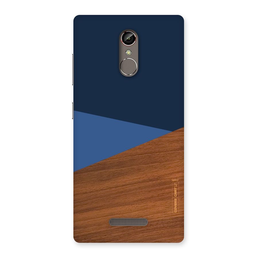 Crossed Lines Pattern Back Case for Gionee S6s